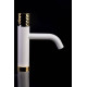 Смеситель для раковины Boheme Stick White Diamond Gold 121-WG