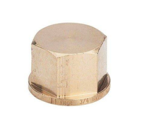 Заглушка Viega 1 дюйм ВР бронза 268367