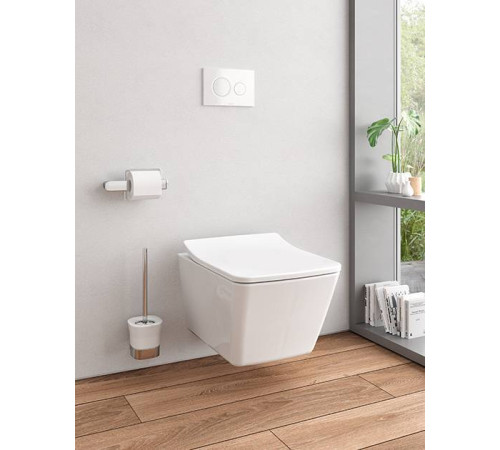 Унитаз подвесной безободковый TOTO SP 38x54 см с сиденьем белый CW532Y/TC512G