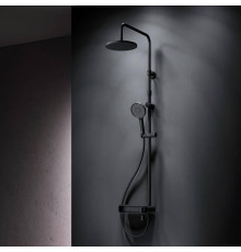 Душевая система AM.PM X-Joy со смесителем-полкой черный матовый F0785A722