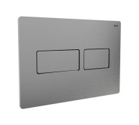 Панель смыва RIVO Touch lux Сатинированная сталь 301007