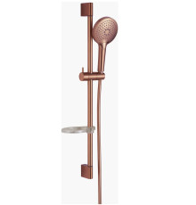 Душевой гарнитур AQUAMET H=745 мм Ø120 мм медь шлифованная AQM8101BC
