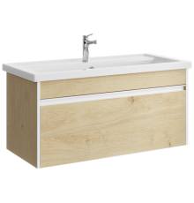 Тумба под умывальник AQUATON Urban 966х460х450 мм подвесная Дуб Давос URB0110DD