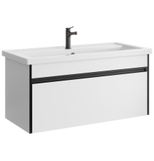 Тумба под умывальник AQUATON Urban 966х460х450 мм подвесная Белый URB0110W