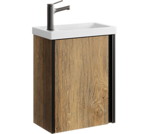 Тумба под умывальник AQUATON Urban 435х540х250 мм подвесная Дуб Балтийский URB0145DB