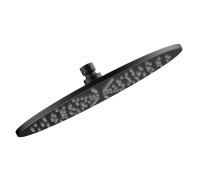 Верхний душ AQUAMET Ø 300 мм латунь черный матовый AQM8609MB