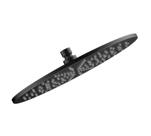 Верхний душ AQUAMET Ø 300 мм латунь черный матовый AQM8609MB