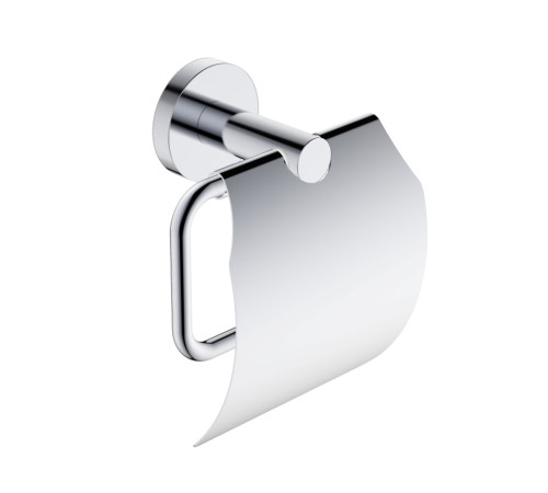 Держатель туалетной бумаги с крышкой Trento хром AQM7210CR