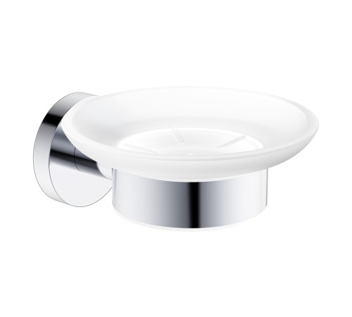 Мыльница Trento латунь и матовое стекло хром AQM7211CR