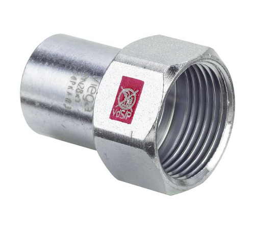 Переходник Viega Prestabo 18 мм x 3/4 внутренняя резьба нелегированная сталь 559151