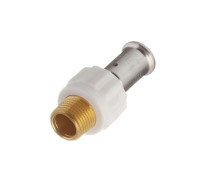 Муфта НР пресс PVDF HENCO белая 26x1 17PKW-2606