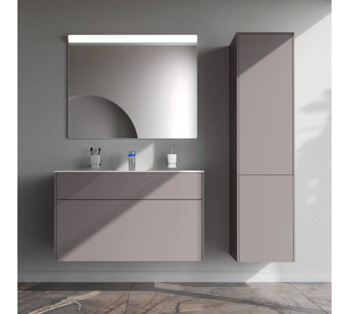 Тумба под раковину подвесная AM.PM Inspire V2.0 100 см 3 ящика серый матовый M50AFHX1003EGM