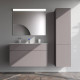 Тумба под раковину подвесная AM.PM Inspire V2.0 100 см 3 ящика серый матовый M50AFHX1003EGM