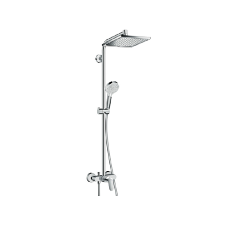 Душевая стойка для ванны с термостатом Hansgrohe Crometta E 240 1jet хром 27284000