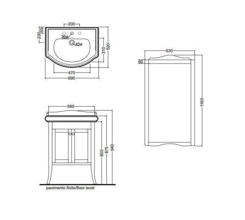 Комплект термостатический ECA 1/2 угловой клапан и термоголовка 42547