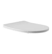 Сиденье для унитаза AQD OVO Plus / CONE Plus с микролифтом белый глянцевый OVO/CON0610