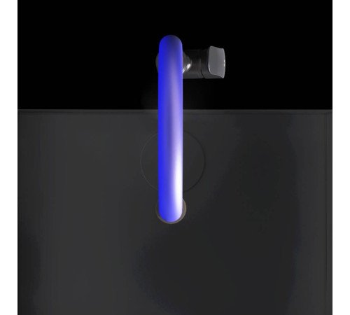 Смеситель для кухни AM.PM Like с каналом для питьевой воды и гибким синим изливом F8007827