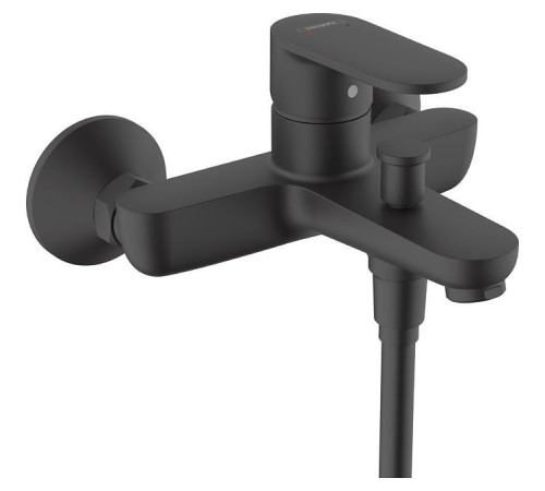 Смеситель для ванны Hansgrohe Vernis Blend матовый черный 71440670