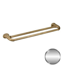 Полотенцедержатель двойной Daniel Revival подвесной 60 см хром REPS978 cr