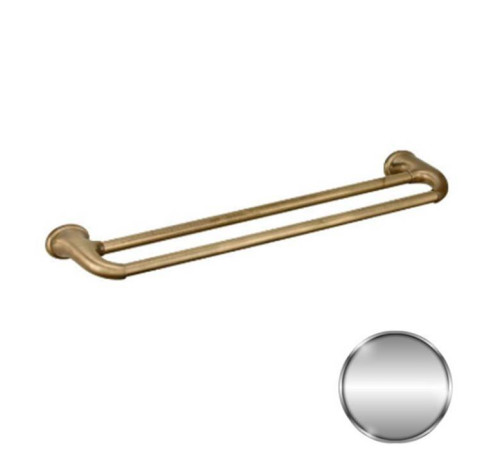 Полотенцедержатель двойной Daniel Revival подвесной 60 см хром REPS978 cr