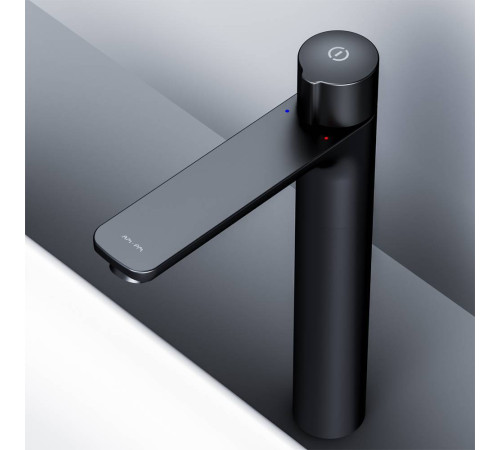 Смеситель для раковины высокий AM.PM X-Joy TouchReel черный матовый F85A92522