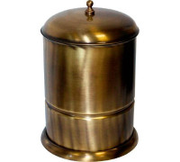 Ведро мусорное напольное Boheme Medici 21х21х33 см бронза 10608