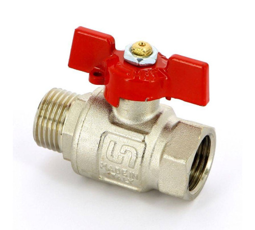 Кран шаровой полнопроходной Uni-Fitt бабочка 1/2 НВ 111T2000