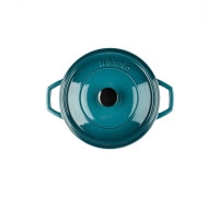 Кастрюля глубокая Hascevher Y DT 20 см Blue A908020