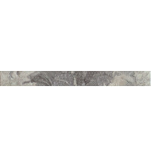 Бордюр Latina Ceramica Frades Cenefa Floral Gris 60х600 мм БП000007674