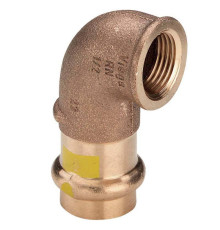 Угольник пресс-ВР Viega Profipress G 15х1/2 бронза 345822