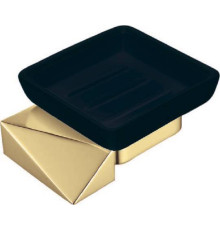 Мыльница подвесная Boheme New Venturo золото/черная 10313-G-B