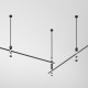 Esthetic Magnetic Декоративная стойка с коннектором 606 мм 85153/00