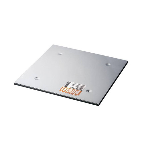 Экран защитный Ferrum 480х480 мм с отверстием d 250 мм AISI 430 0.5 мм f5317