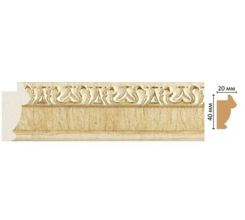 Багет интерьерный DECOMASTER 807-5 40х20х2900 мм 807-5