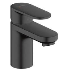Смеситель для раковины Hansgrohe Vernis Blend 70 однорычажный со сливным гарнитуром матовый черный 71550670