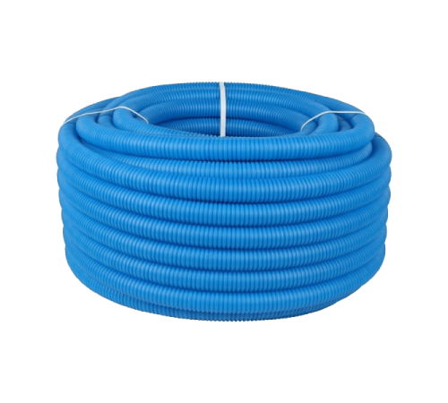 Труба защитная гофрированная Smart Install SI-GPER 32/27 мм для труб 25 мм синяя SI-GPER-32BLU50-R