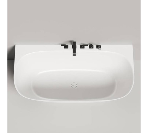 Ванна пристенная Salini Sofia Wall 160 160х80х59 см S-Stone белый матовый 102527M