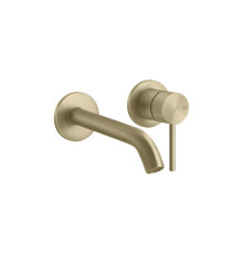 Смеситель для раковины Gessi 316 встраиваемый Brushed Brass PVD 54086#727