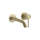 Смеситель для раковины Gessi 316 встраиваемый Brushed Brass PVD 54086#727