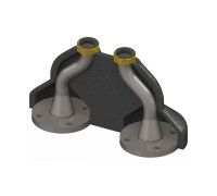 Комплект переходников ELSEN с фланца DN40 PN10 на DN32 EWG40.32