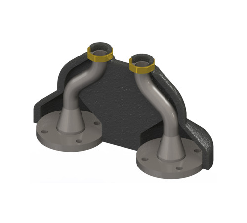 Комплект переходников ELSEN с фланца DN40 PN10 на DN32 EWG40.32