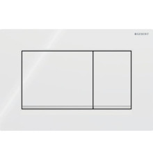 Клавиша смыва Geberit Sigma30 для двойного смыва квадратная белый/хром 115.883.KJ.1