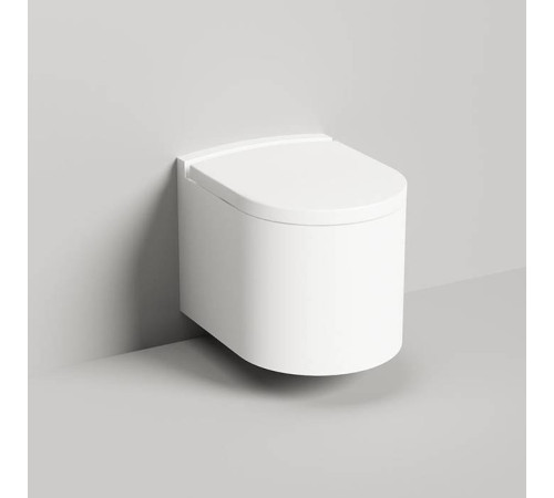 Унитаз подвесной Salini Gemelli 53х41х42 см S-Stone белый сиденье микролифт 240121KM