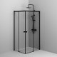 Душевое ограждение AM.PM X-Joy 100х80 см без поддона W94G-403-10080-BT