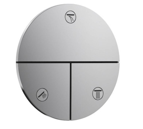 Вентиль запорный Hansgrohe ShowerSelect Comfort S на 3 потребителя хром 15558000