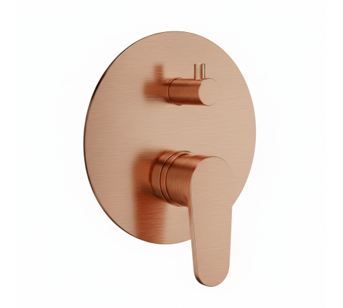 Смеситель встраиваемый Aquanet Novara на 2 потребителя с внутренней частью медь шлифованная AQM8814BC