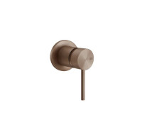 Смеситель для душа встраиваемый Gessi 316 на 1 потребитель внешняя часть Brushed Copper PVD 54019#708
