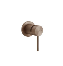 Смеситель для душа встраиваемый Gessi 316 на 1 потребитель внешняя часть Brushed Copper PVD 54019#708