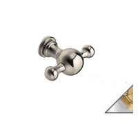 Крючок двойной малый Migliore Casablanca хром/золото CA 244.39