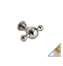 Крючок двойной малый Migliore Casablanca хром/золото CA 244.39